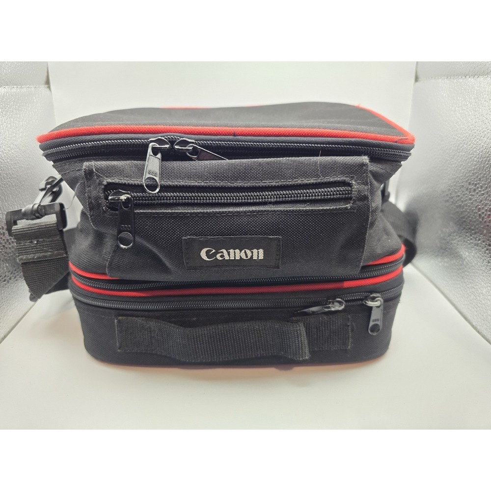 Canon Video Camera Shoulder Bag‎ Shoulder Strap Pockets Multi Compartment